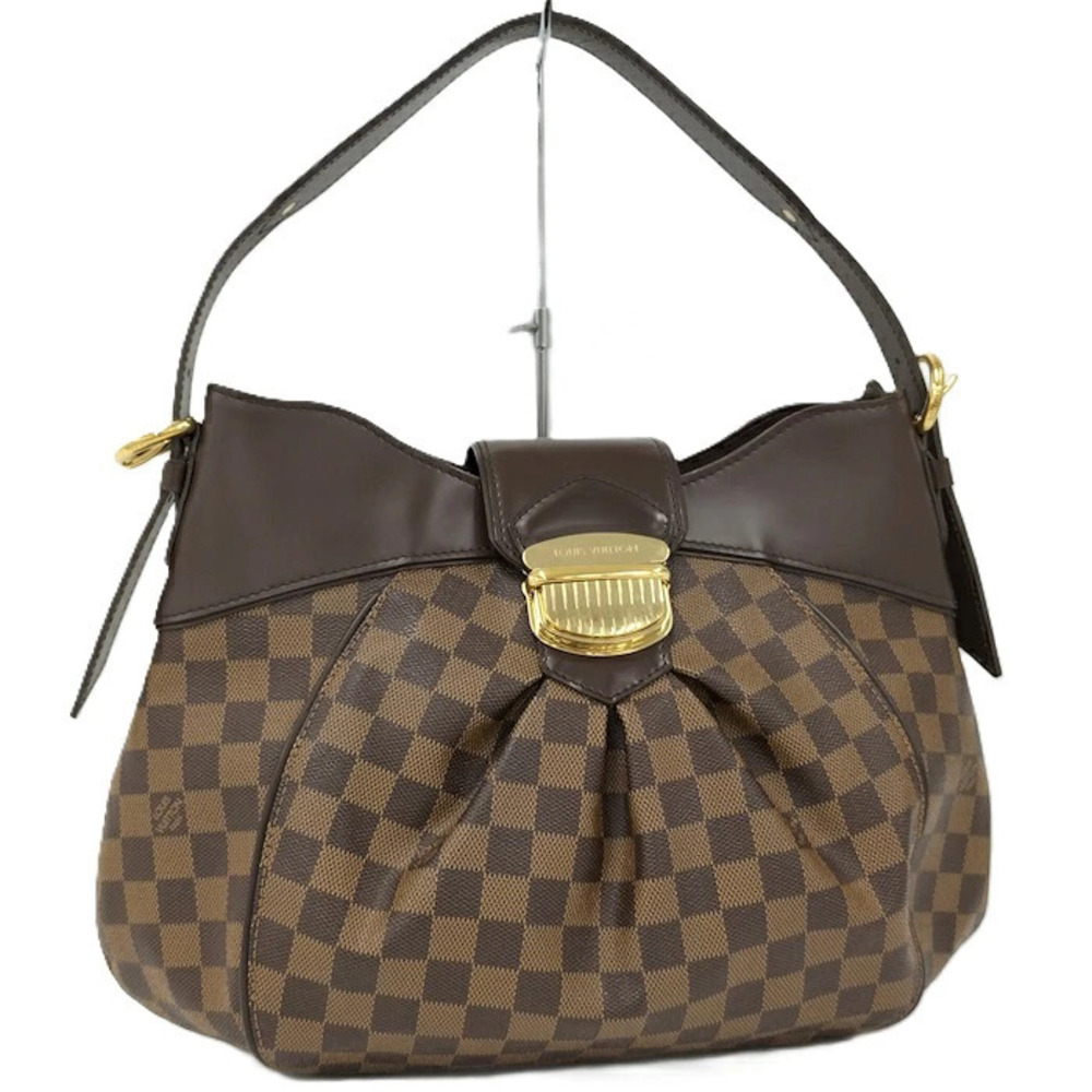 Louis Vuitton Sistina Damier Ebene Brown Shoulder Bag